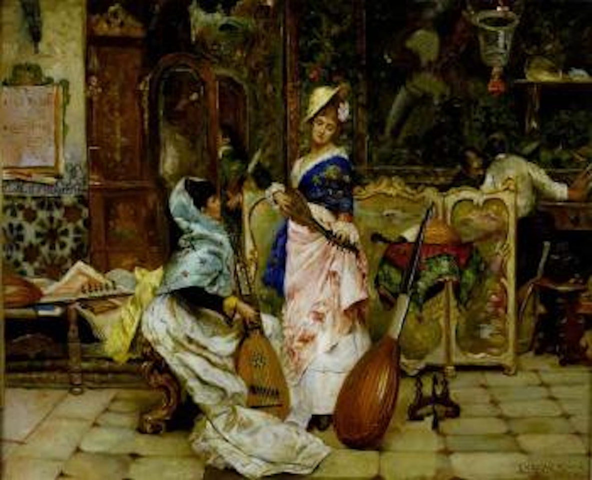 Les musiciennes by Enrique Serra Y Auqué