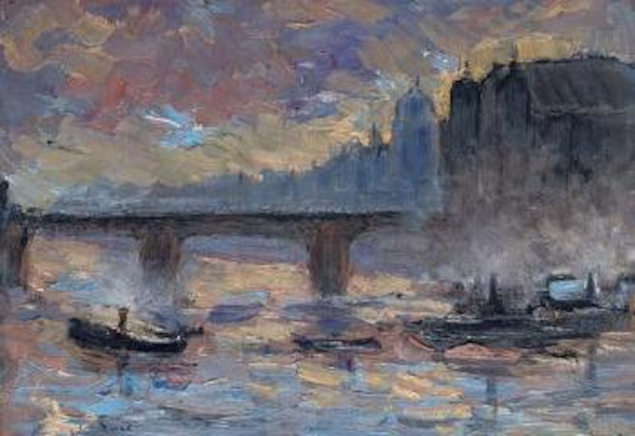 Vue de Londres by Maximilien Luce
