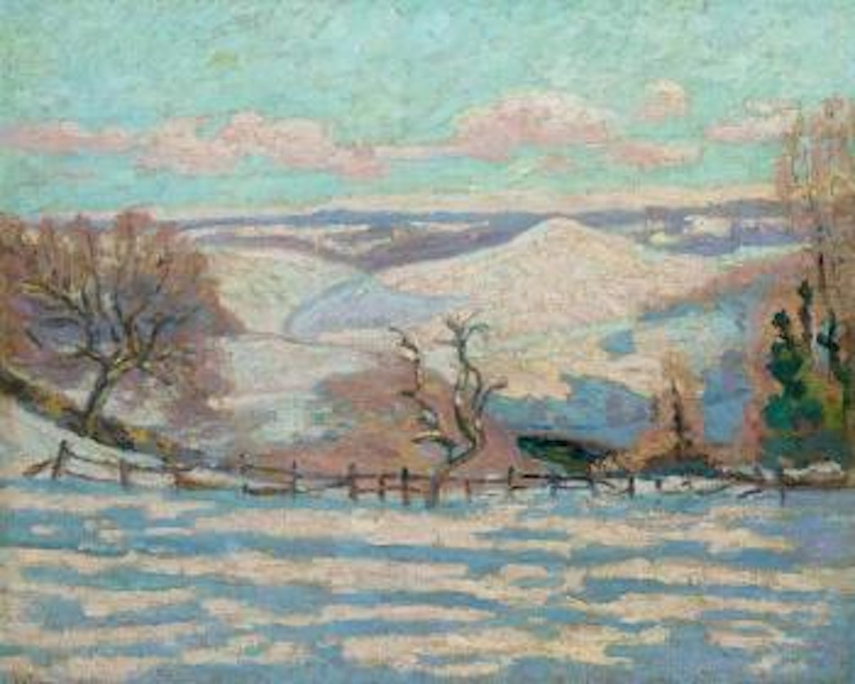 Gelee blanche au Puy Barriou, Crozant by Armand Guillaumin