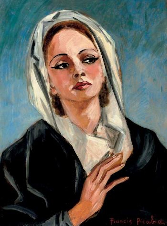 Femme au chale blanc by Francis Picabia