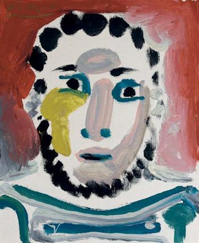 Tete d'homme barbu by Pablo Picasso