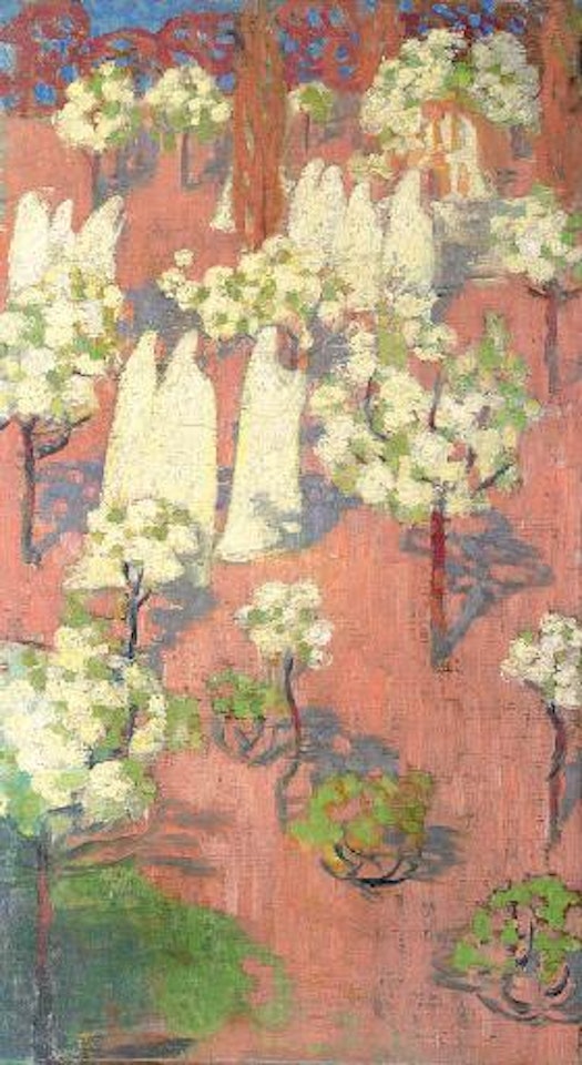 Virginal printemps, pommiers en fleurs by Maurice Denis