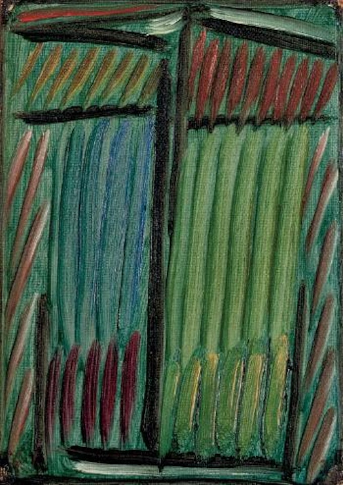 Meditation, grun und blau by Alexej von Jawlensky