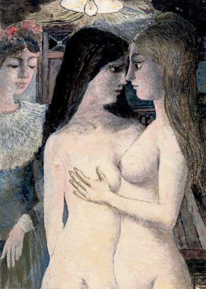 Regards et contacts by Paul Delvaux