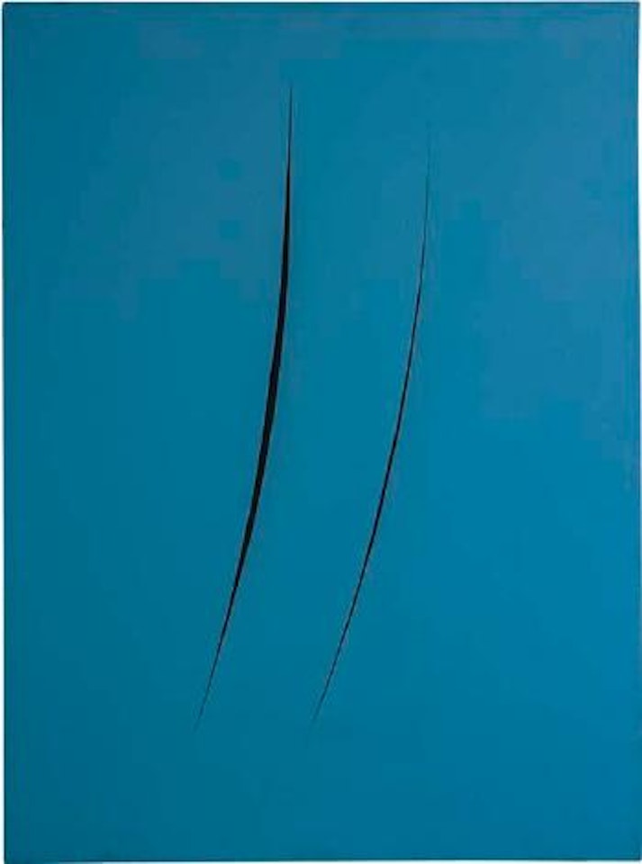 Spatial concept, Attese by Lucio Fontana