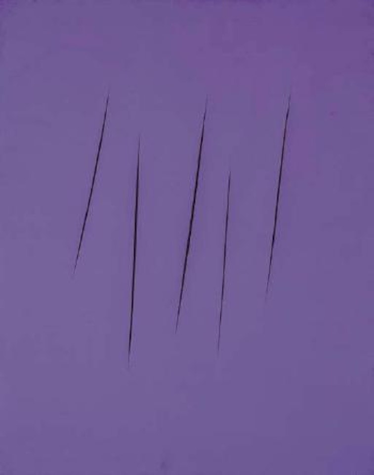 Spatial concept by Lucio Fontana