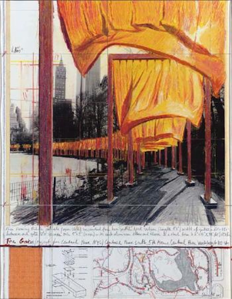 Gates, project for Central Park NYC by Christo