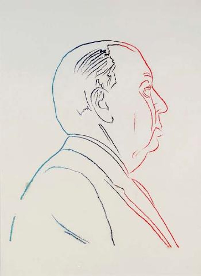 Alfred Hitchcock by Andy Warhol