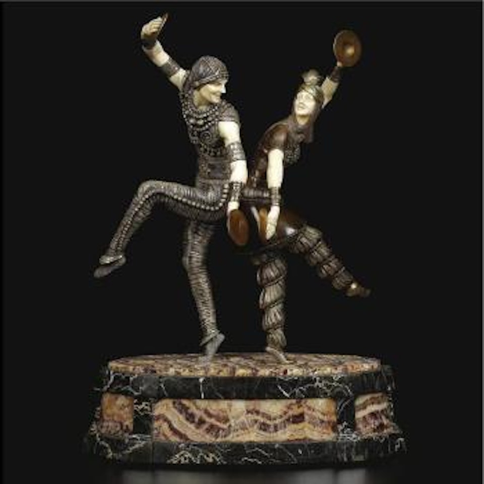 Russian dancers by Demetre Chiparus