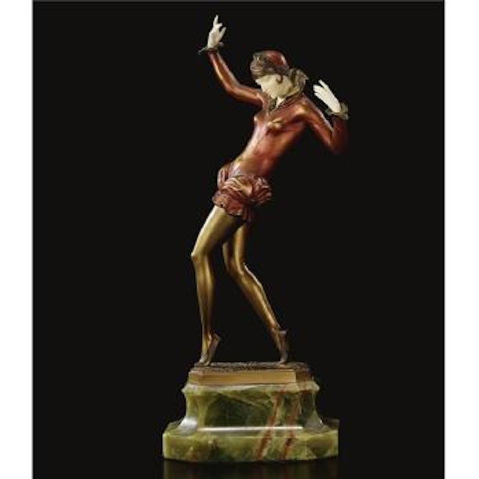 Dancer in red or Boston dancer by Ferdinand Preiss