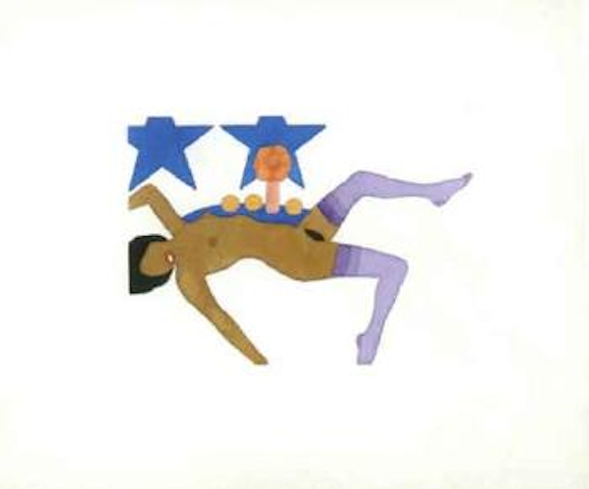 Embossed nude with still life by Tom Wesselmann