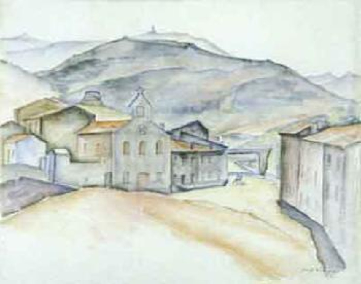 Place de village by Leopold Survage