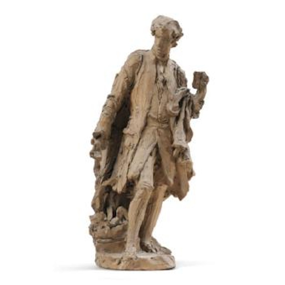 Homme en redingote by French School