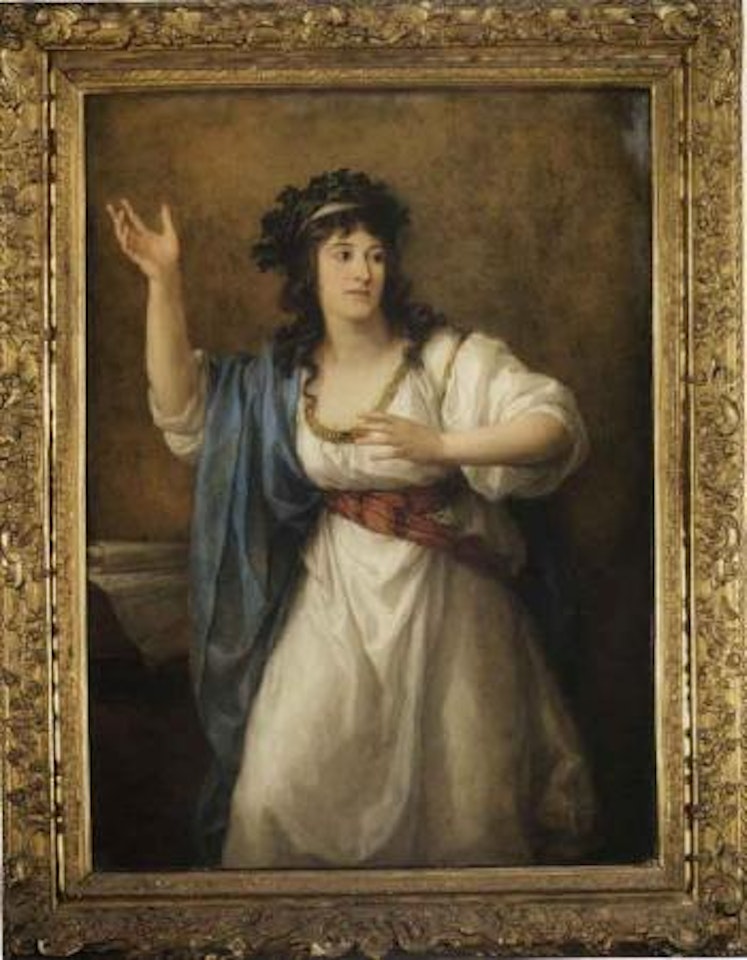 Portrait of poet Teresa Bandettini Landucci by Angelica Kauffmann