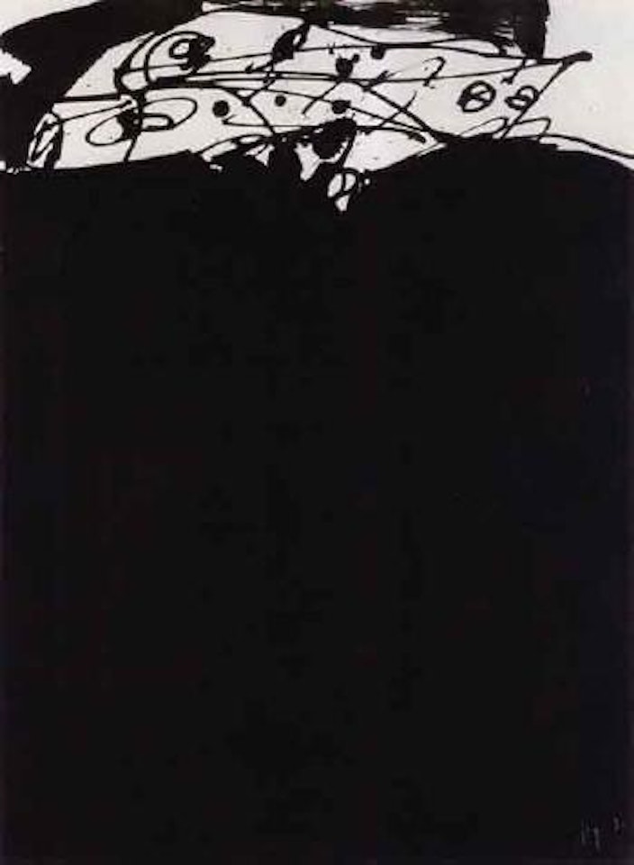 Goya's dog by Antonio Saura
