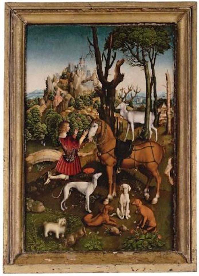 Vision of Saint Eustace by Flemish School