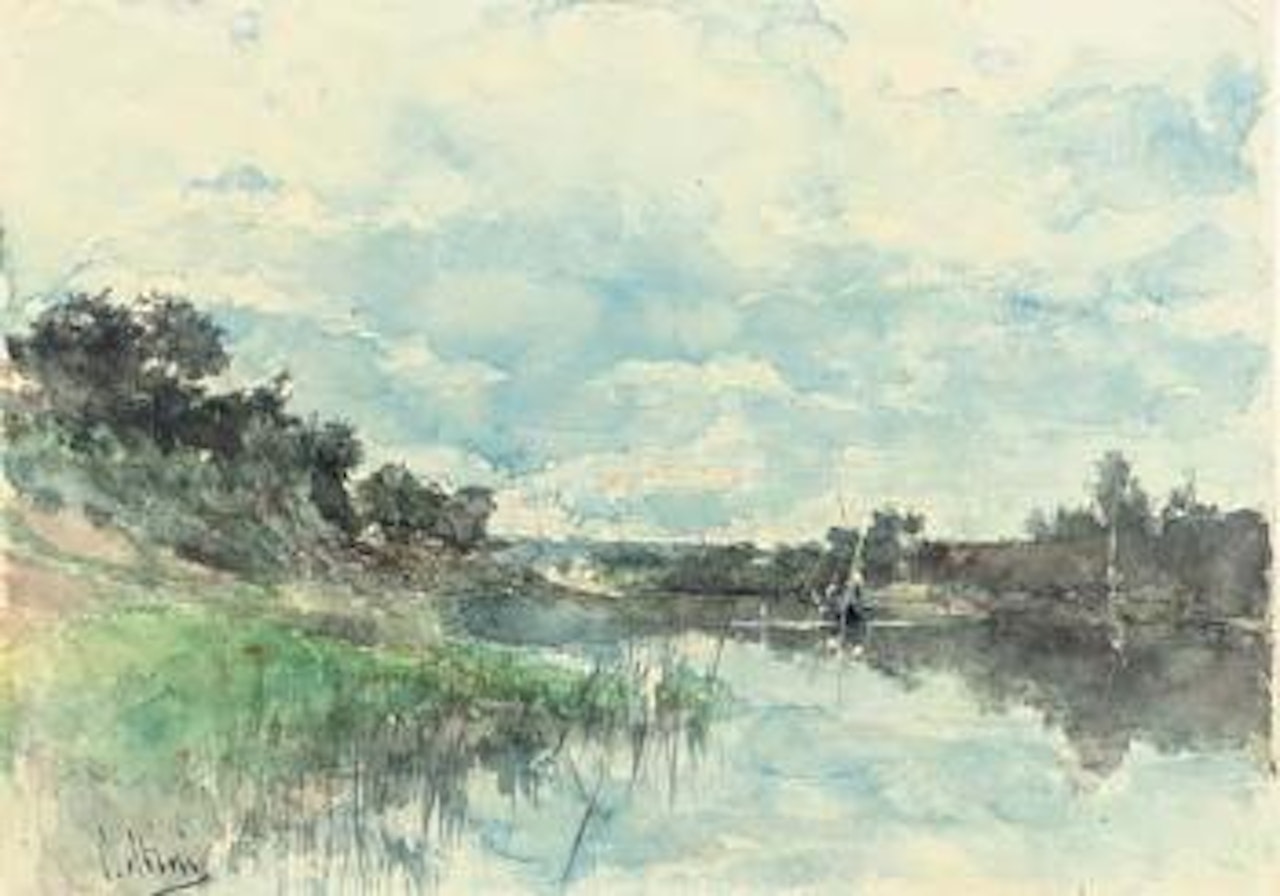 Padano landscape by Giovanni Boldini