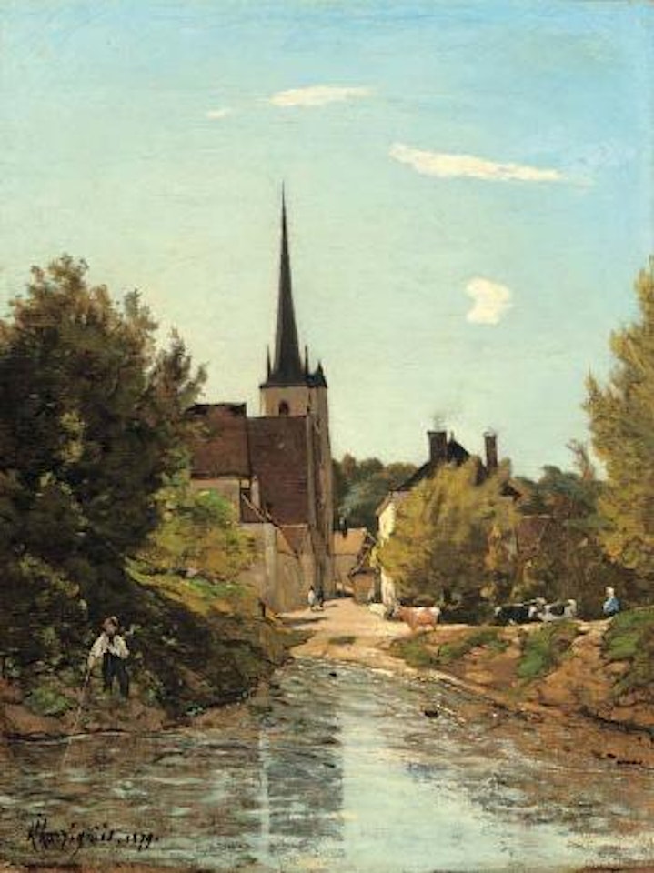 Mare a Saint-Prive by Henri Harpignies