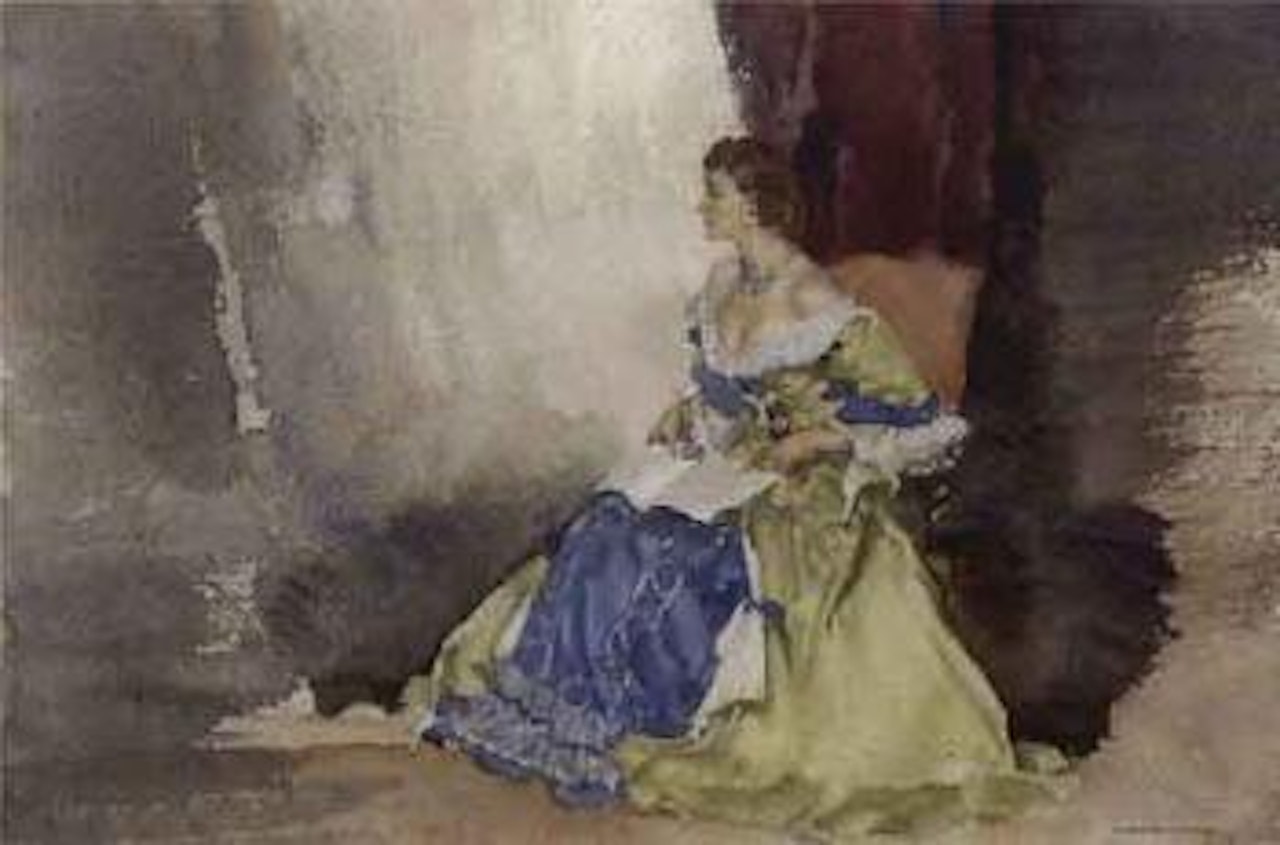 Hazel Jennings as Mistress Knap by William Russell Flint