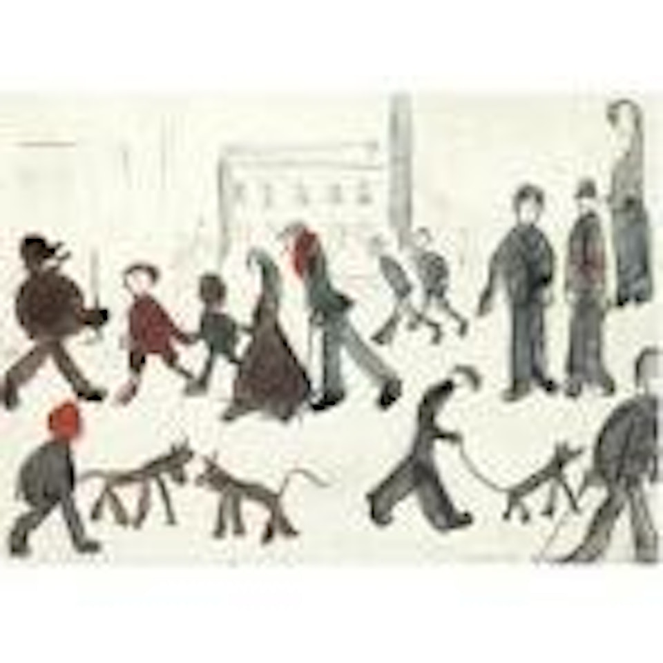 People in the street by Laurence Stephen Lowry