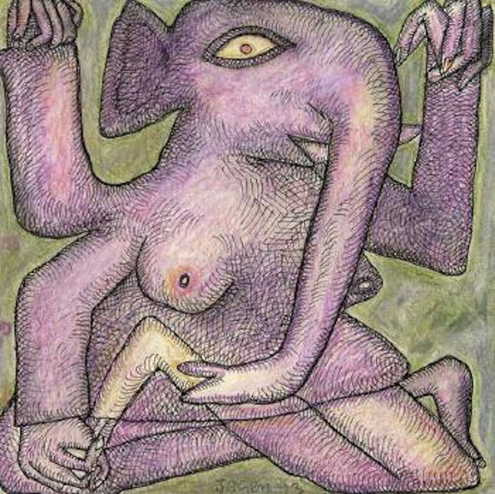 Pila Ganesh by Jogen Chowdhury