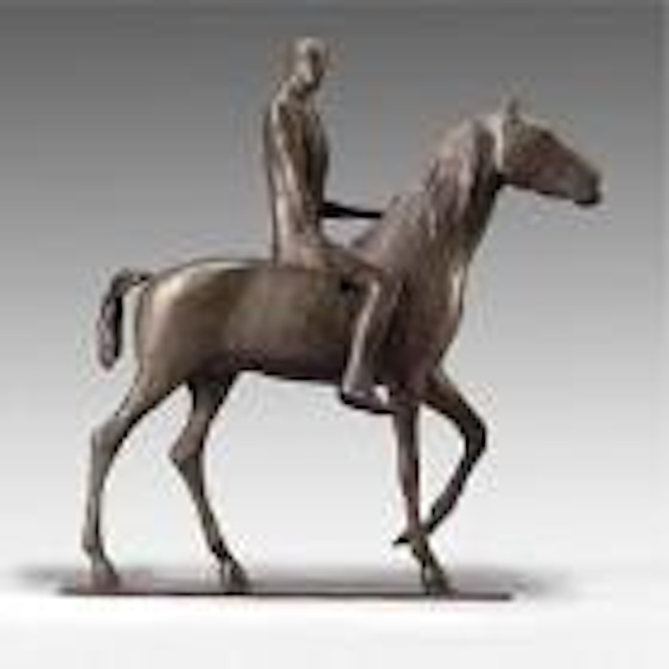 Horse and rider by Elisabeth Frink