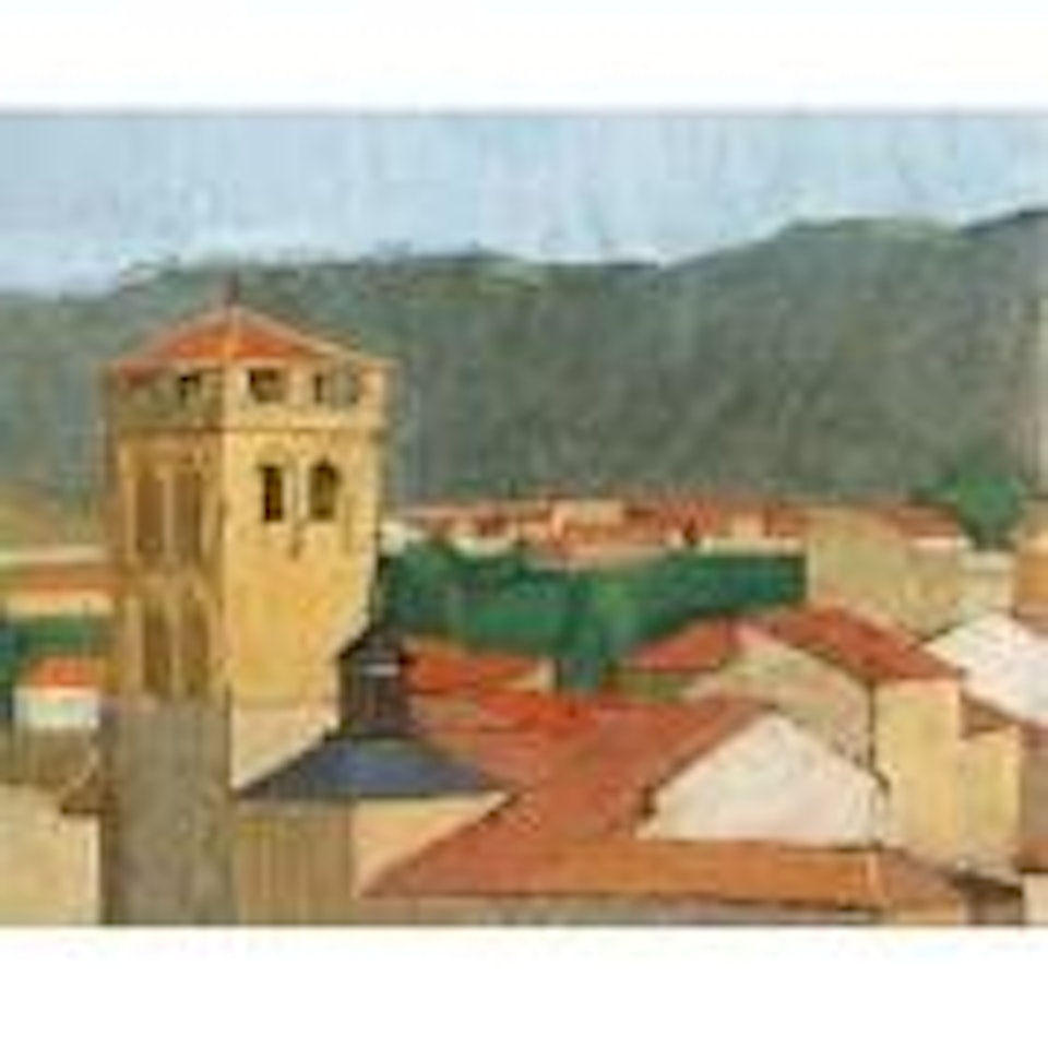 Townscape, Spain by Euan Uglow