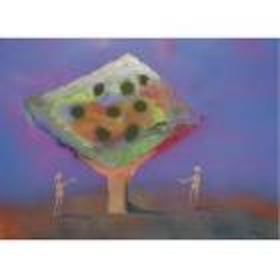 Adoration of the mushroom by Sidney Nolan