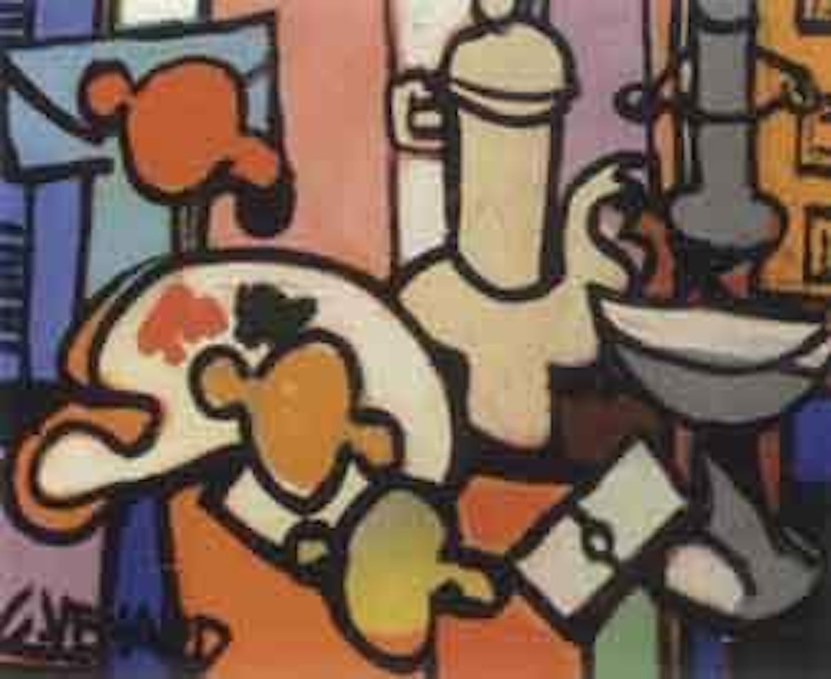 Still life with coffee pot. Still life with a jug by Claude Venard