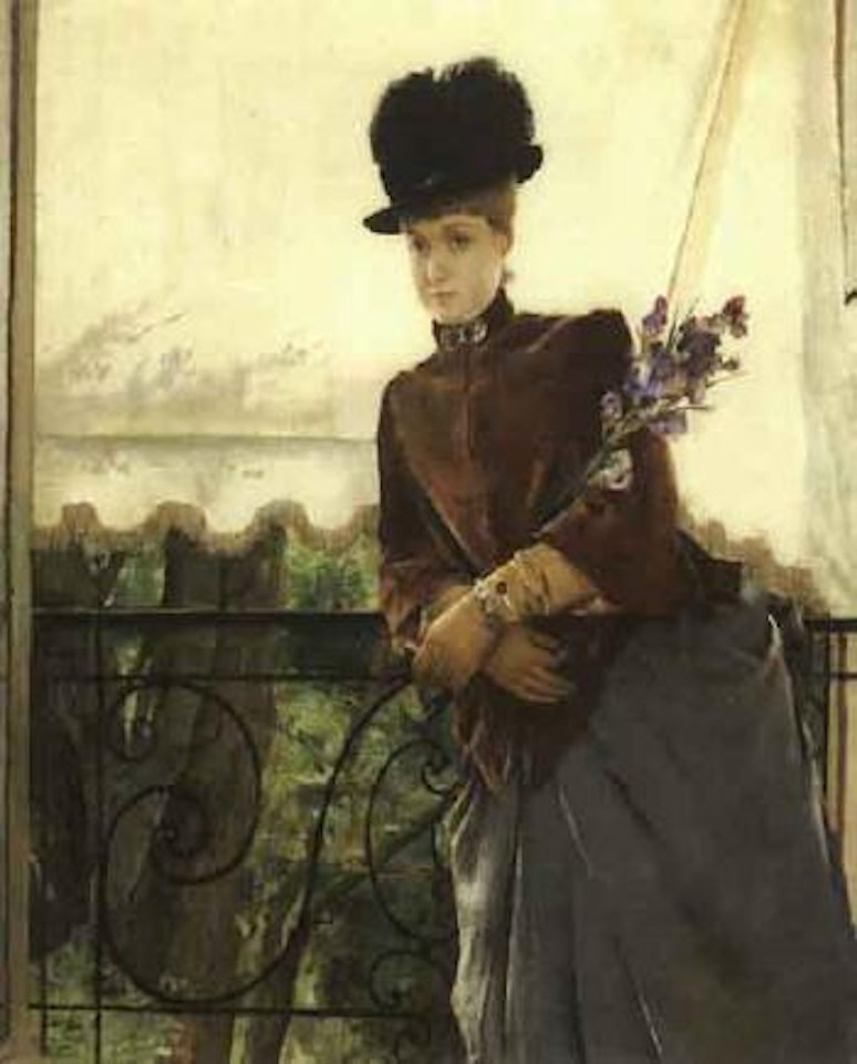 Portrait de Mademoiselle Dubois by Alfred Stevens