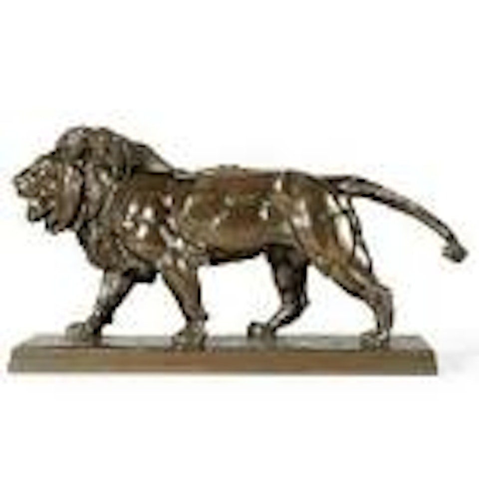Walking lion by Antoine-Louis Barye