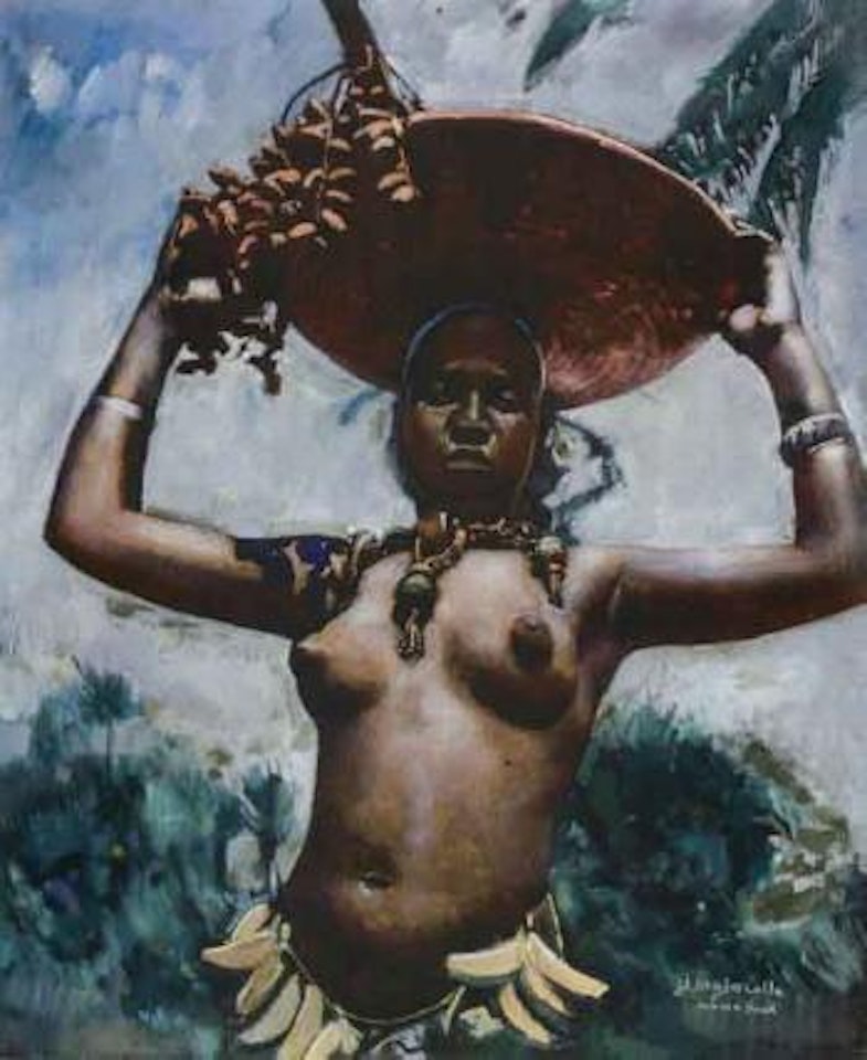 La recolte des dattes, Marrakech by Jacques Majorelle
