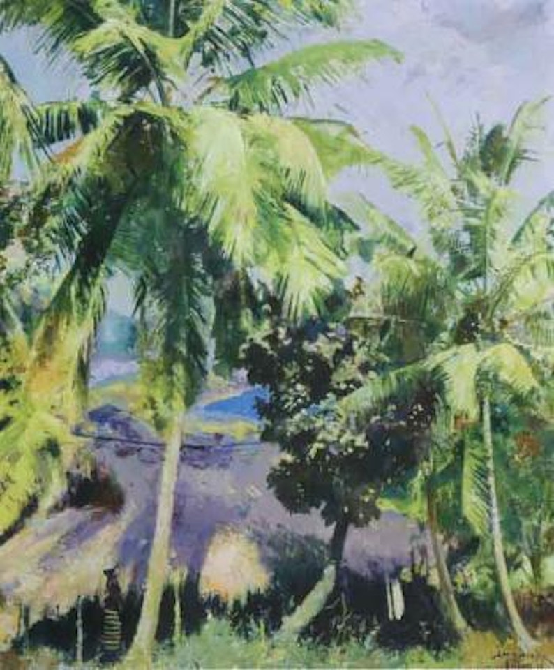 Abords d'un village de Guinee by Jacques Majorelle