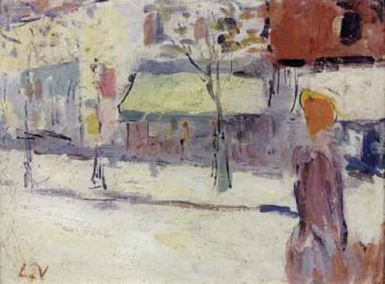 La neige, Rue de la Glaciere by Louis Valtat