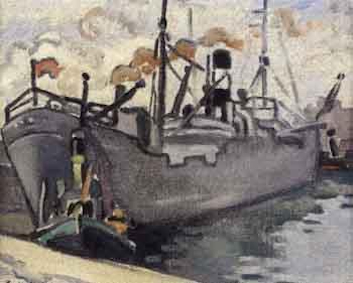 Cargo a quai by Louis Valtat