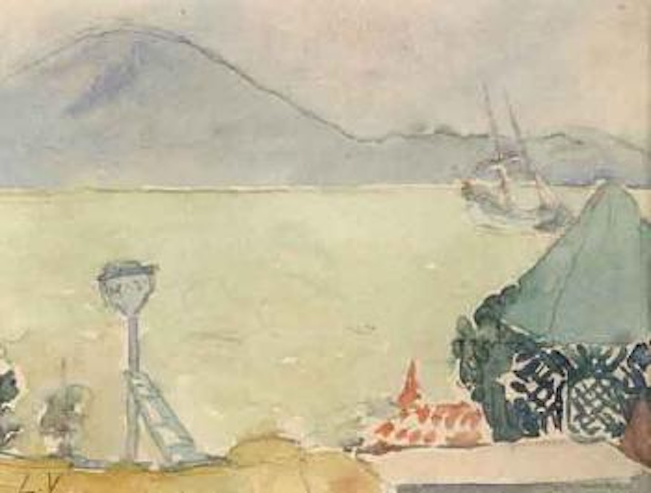 L'embarcadere by Louis Valtat