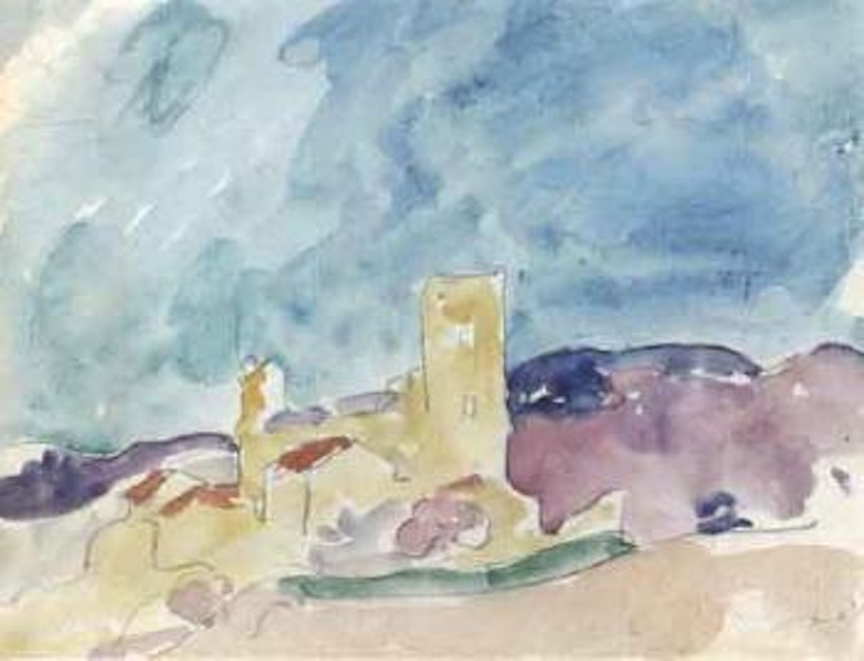 Village dans la montagne by Louis Valtat