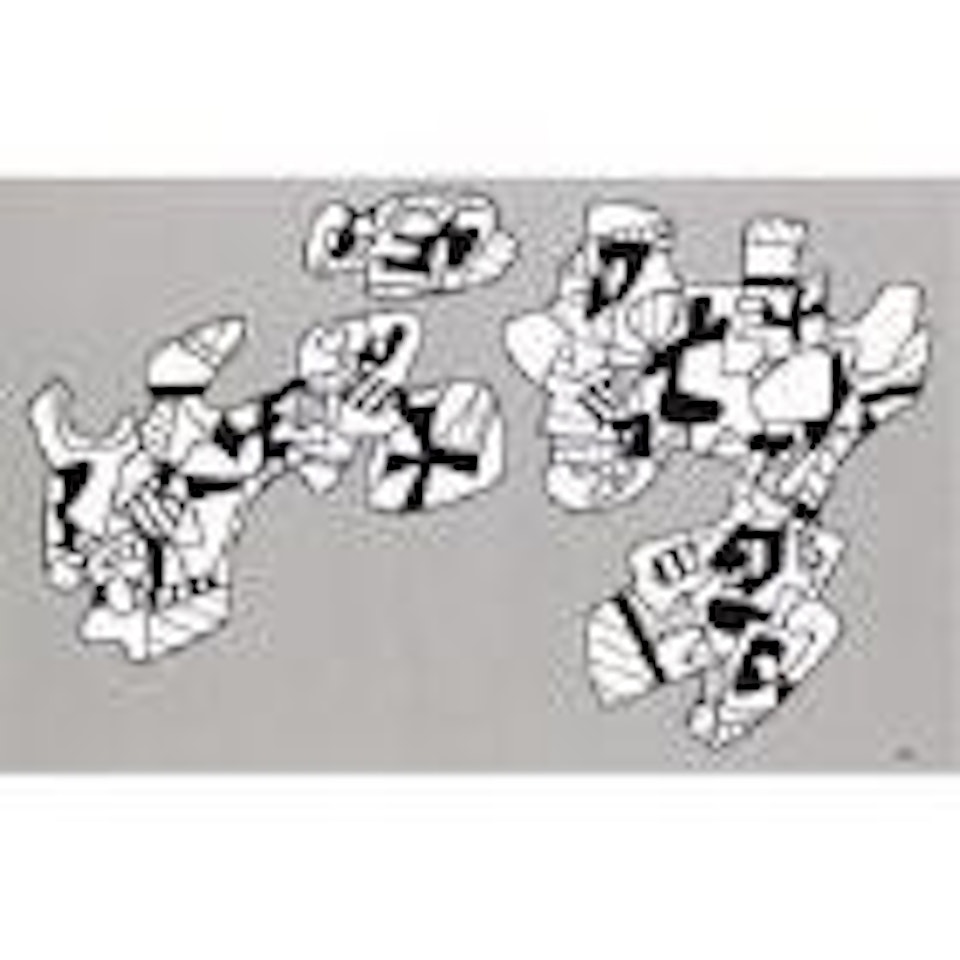 Cortege funeral by Jean Dubuffet