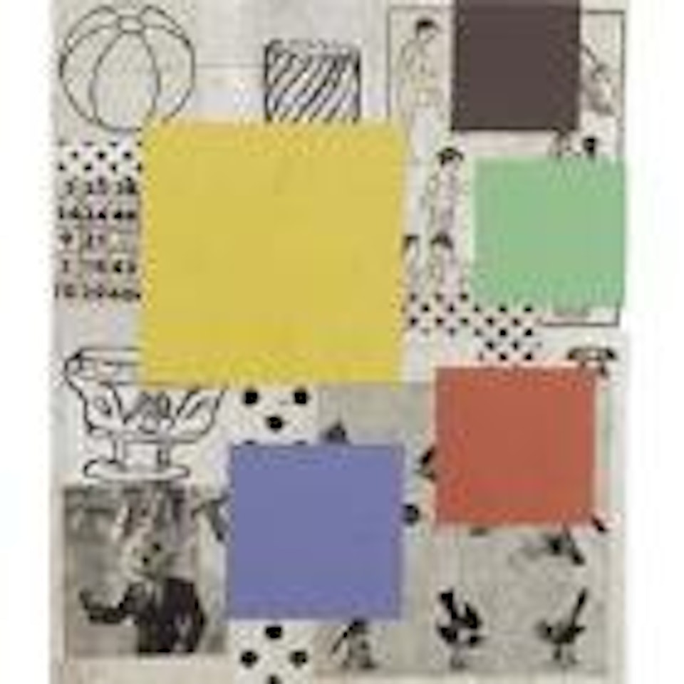 Colourful abstraction 1 by Donald Baechler