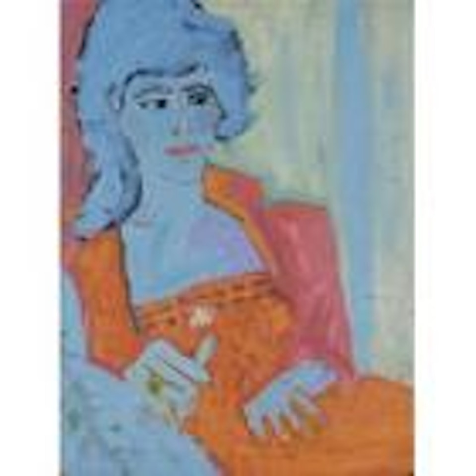 Portrait of the artist wife by Peter Doig