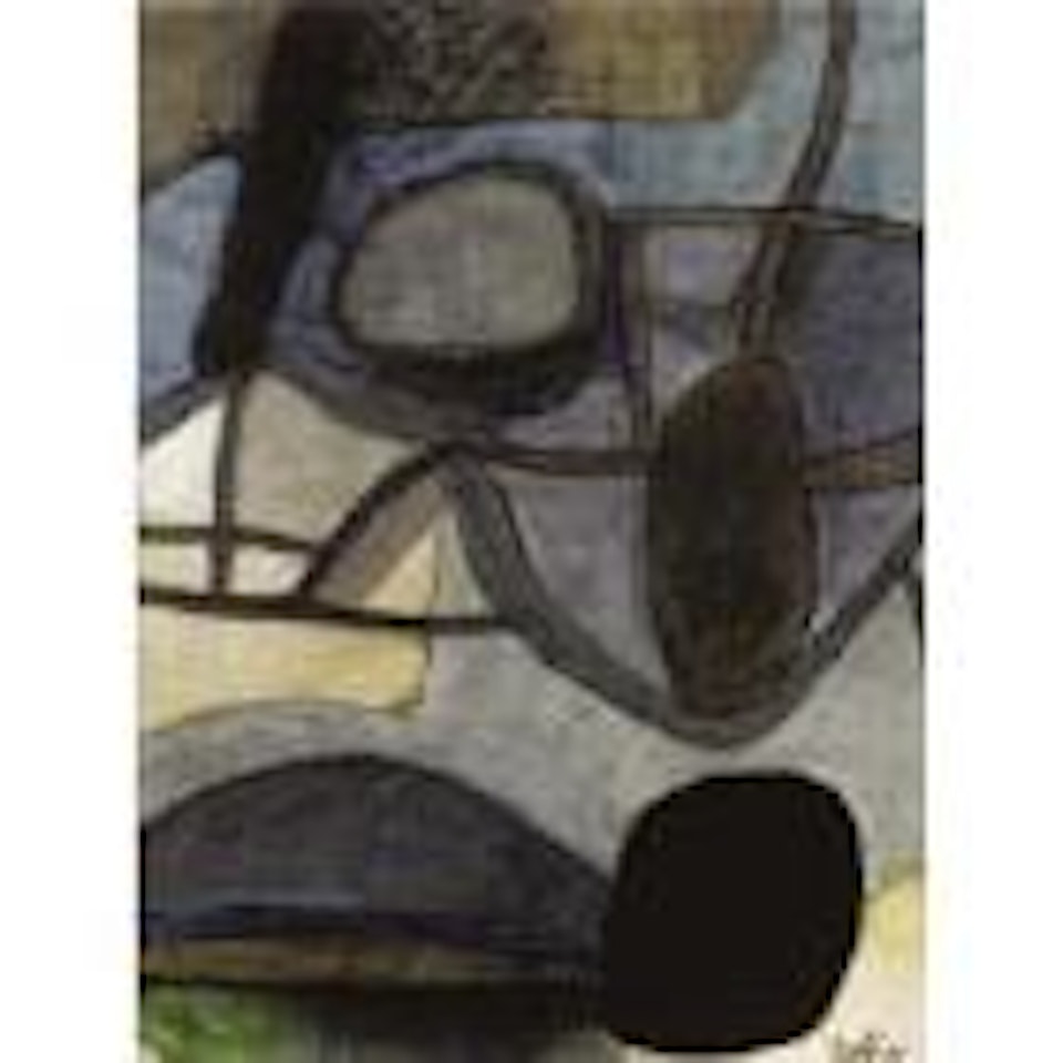 Paysage au pave noir by Maurice Esteve