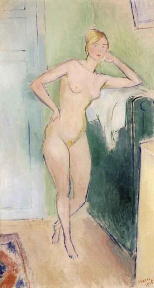 Blond female nude by Einar Jolin