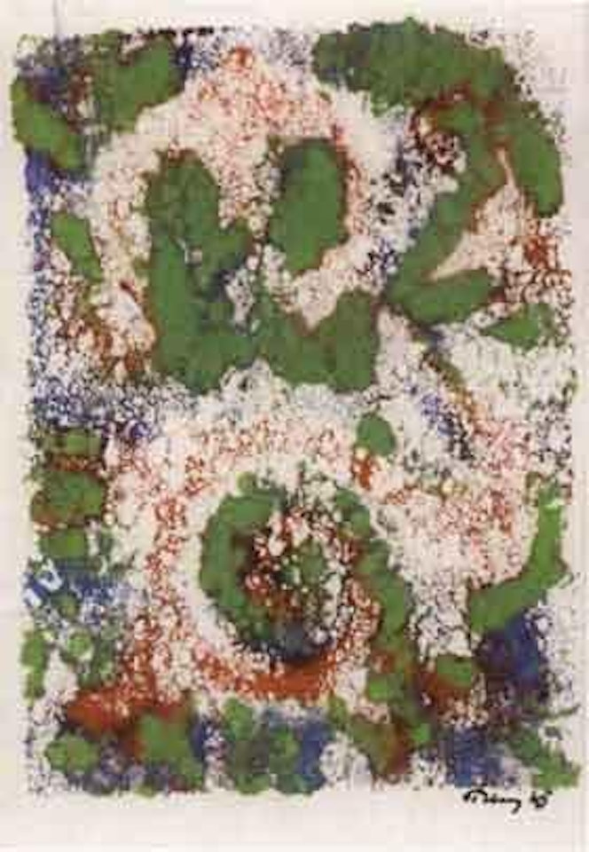 Composition in green by Mark Tobey