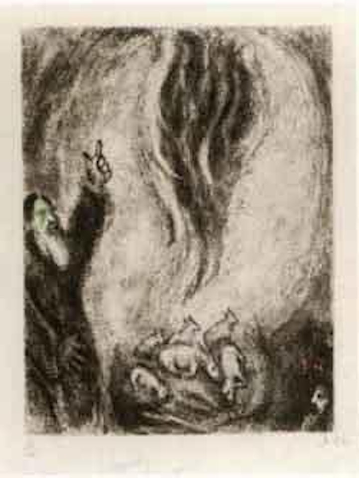 L'offrande d'elie by Marc Chagall