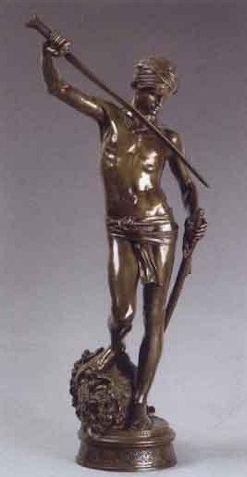 David and Goliath by Marius Jean Antonin Mercie