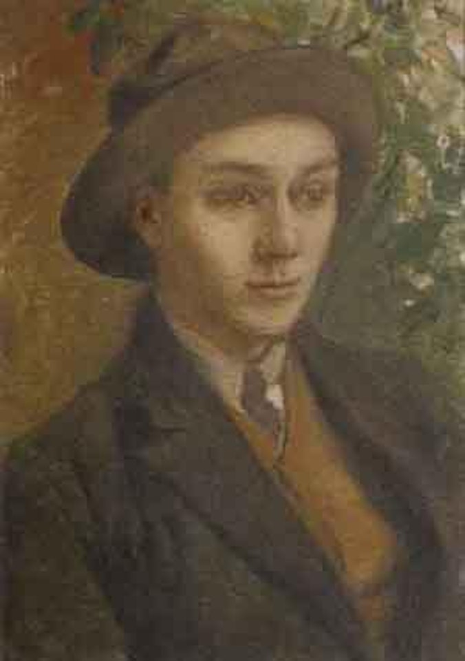 Portrait de jeune homme au chapeau by Georges Antoine Rochegrosse