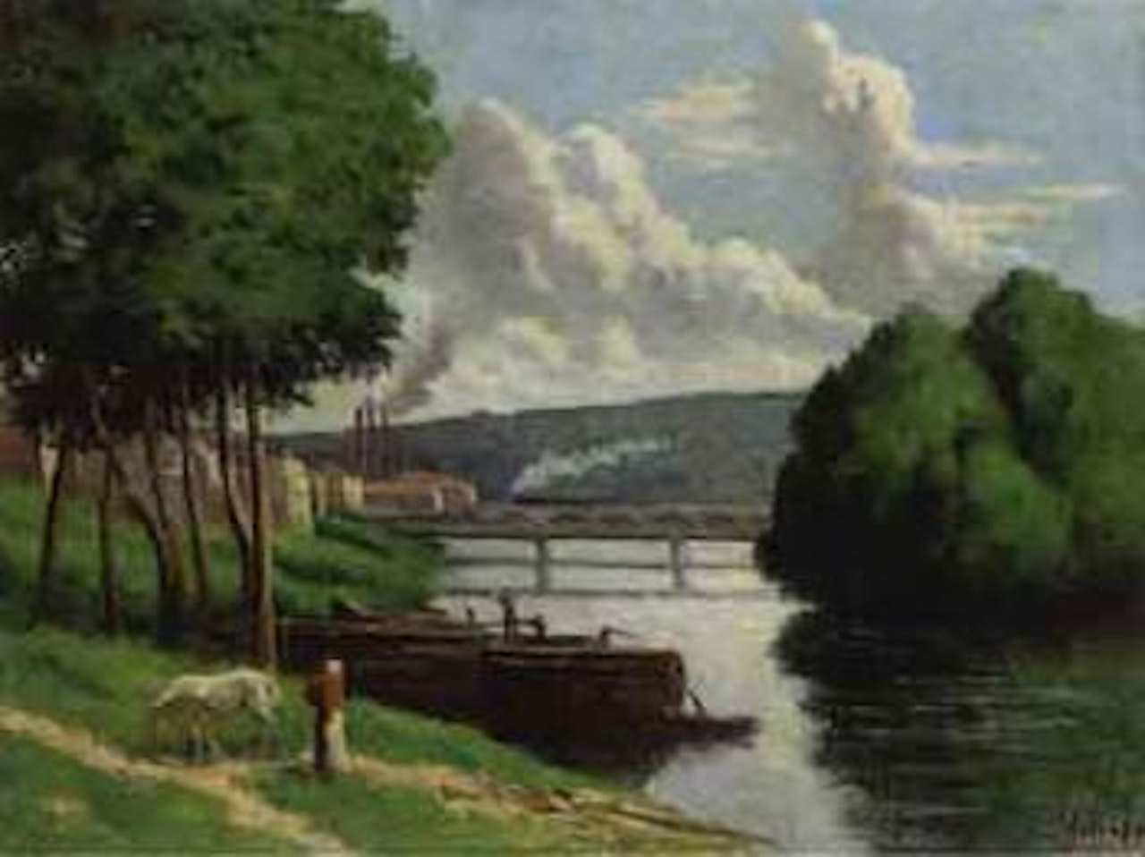 La Seine a Issy by Maximilien Luce
