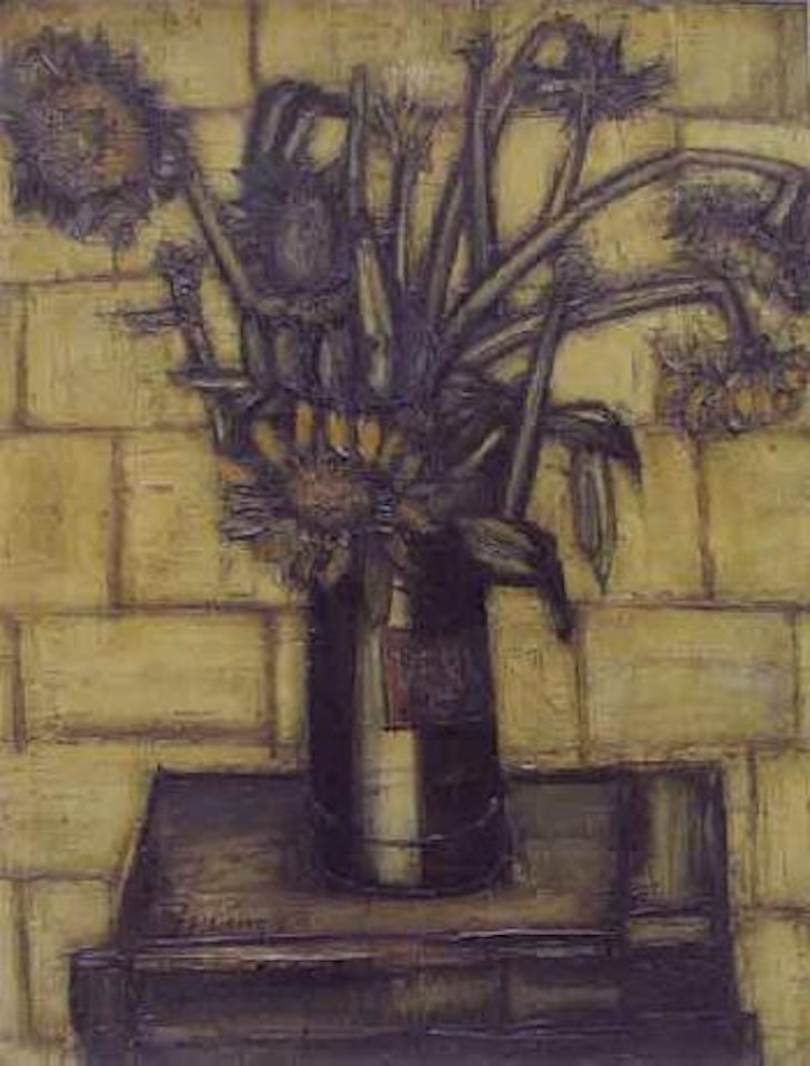 Vases de tournesols by Franz Priking