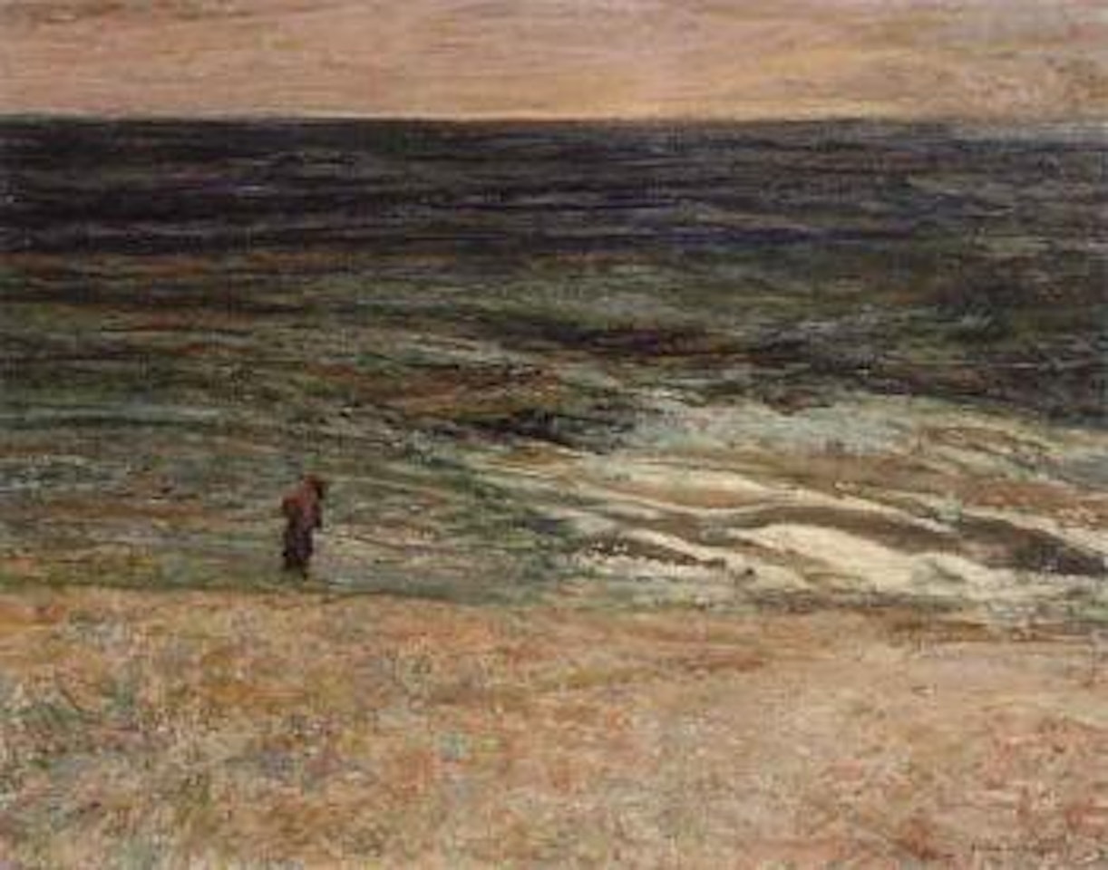 Promenade sur la plage by Victor Charreton