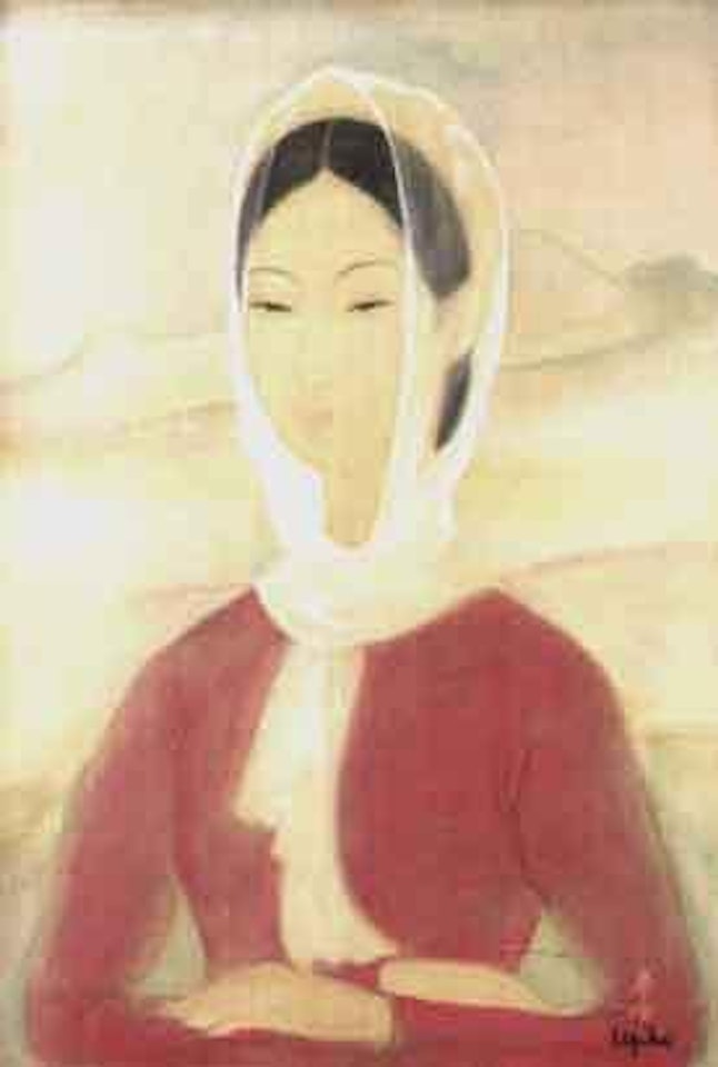 Jeune fille a la veste rouge by Le Pho